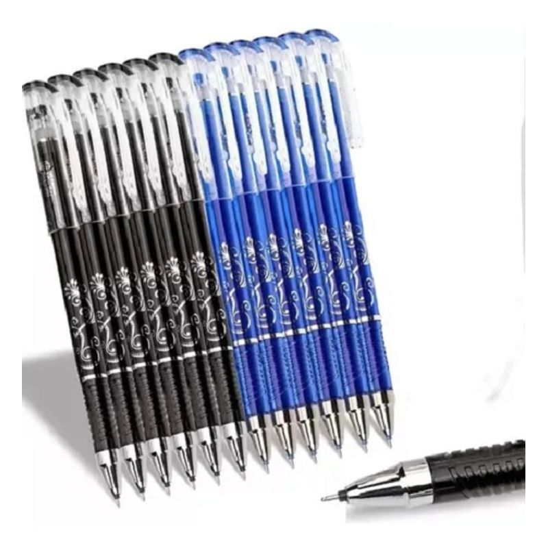 GENERICO - X12 Lapiz Magico Bolígrafo Tinta Gel Borrable 0.5mm 279009