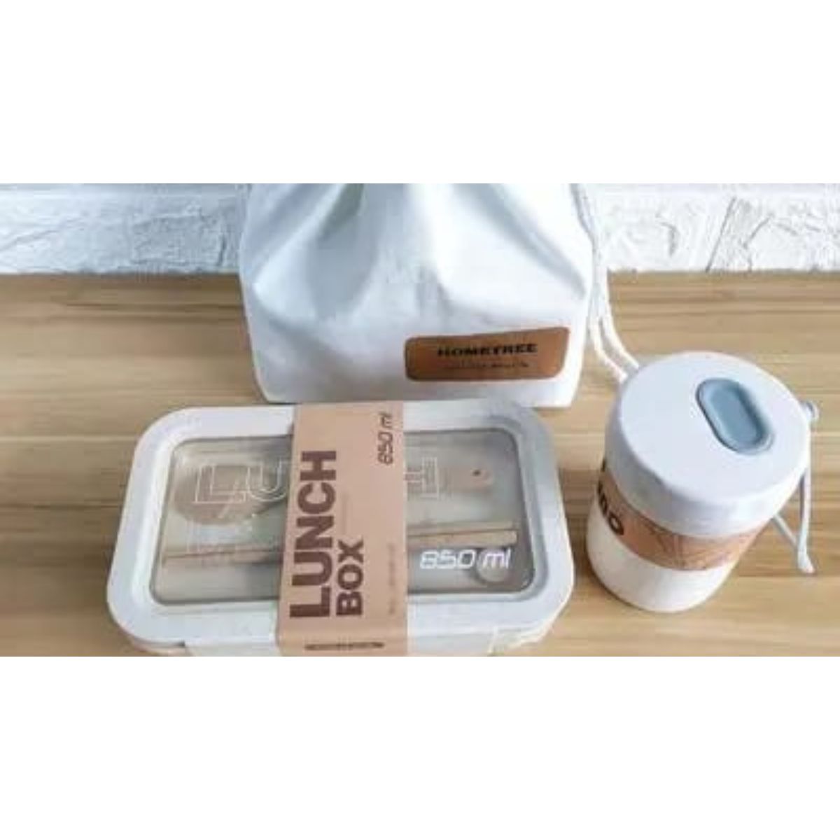 GENERICO - 3 Unids/set Lonchera Taza De Sopa C/cuchara Y Palitos Sushi.