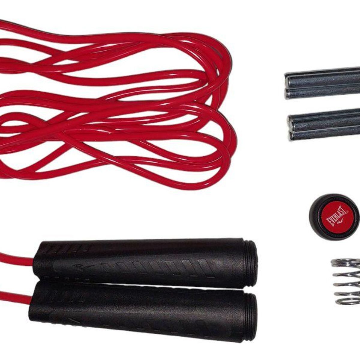 EVERLAST - Cuerda De Saltar Fitness C/pesos Ajustable Everlast