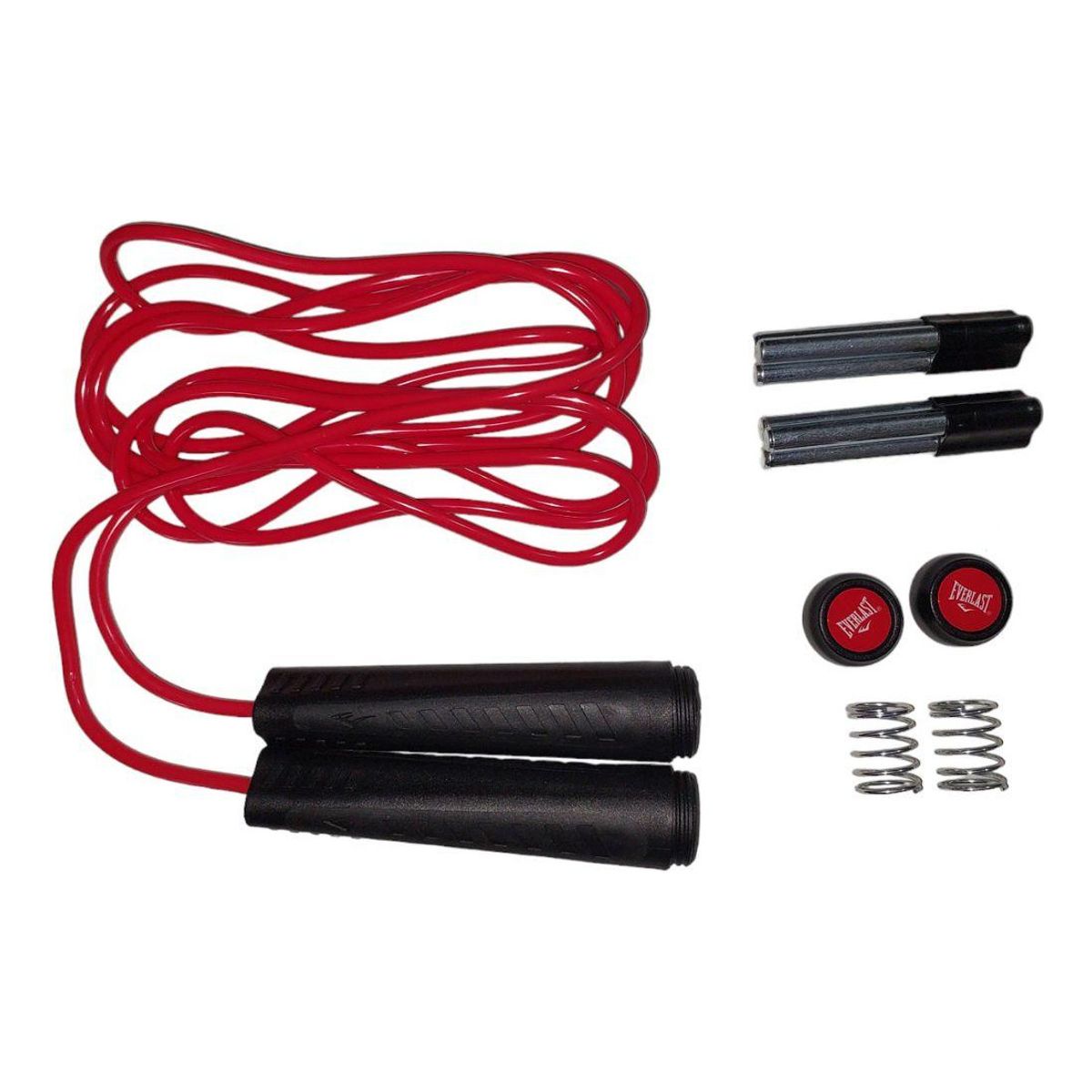 EVERLAST - Cuerda De Saltar Fitness C/pesos Ajustable Everlast