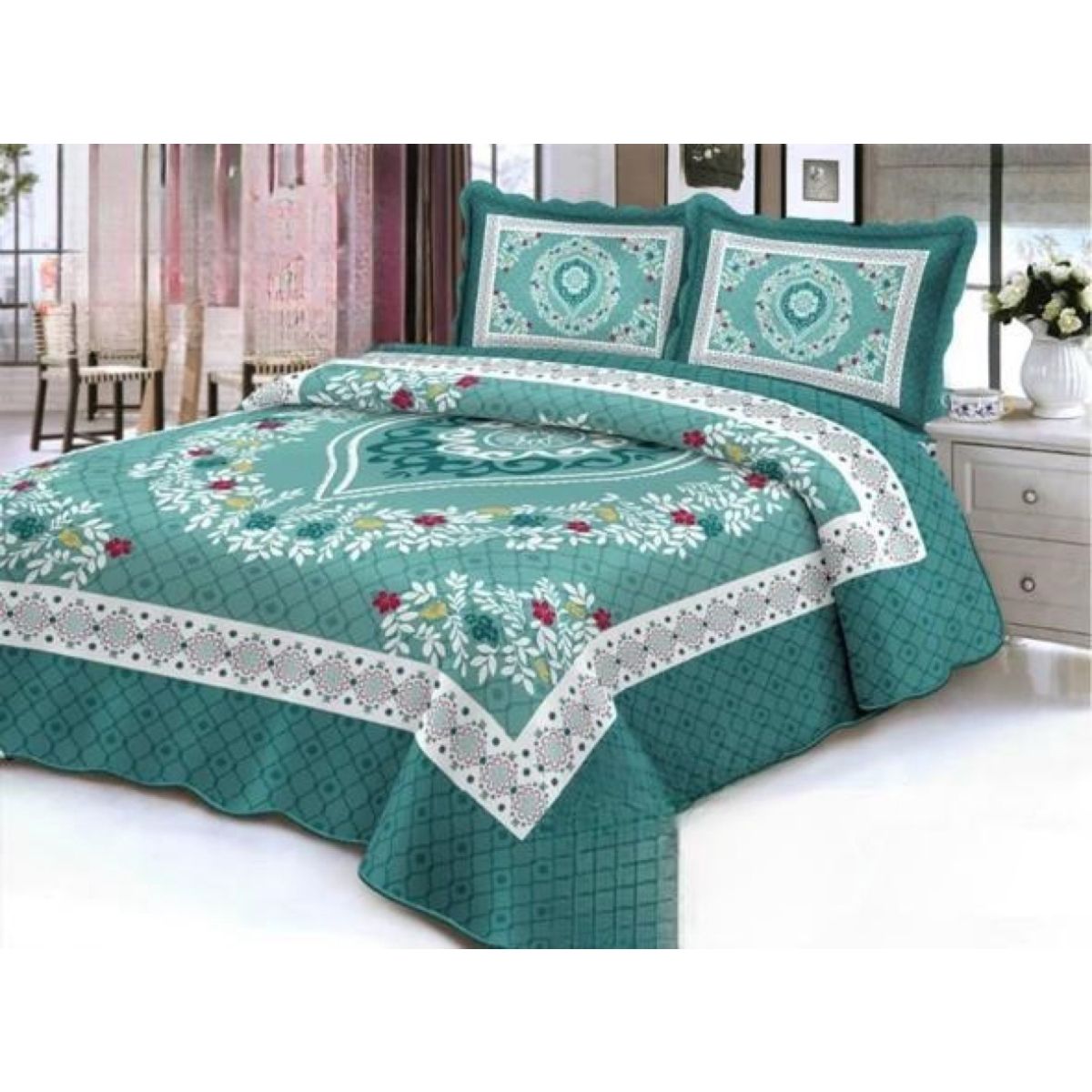 GENERICO - Cubrecama Quilt De Verano 2 Plaza