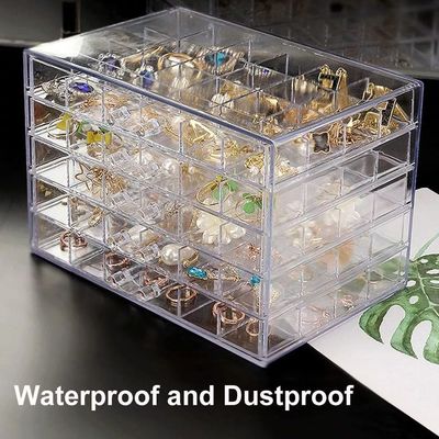 Imagen 2 del producto Caja De Almacenamiento De Aretes De Acrílico Para Joyas