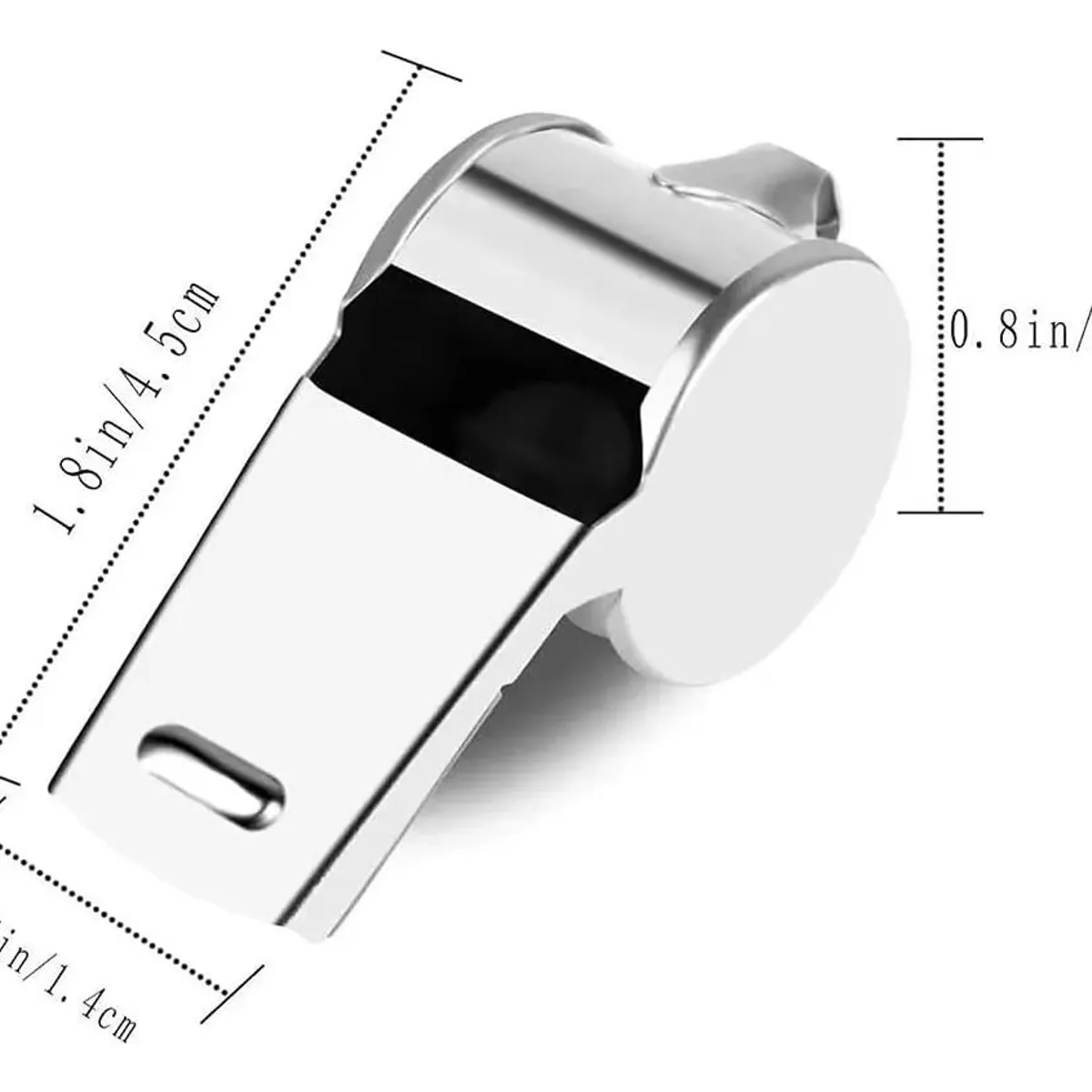 KUANGYE - 12 Silbato Metálico Con Cuerda Pito Deporte, Juegos Protesta