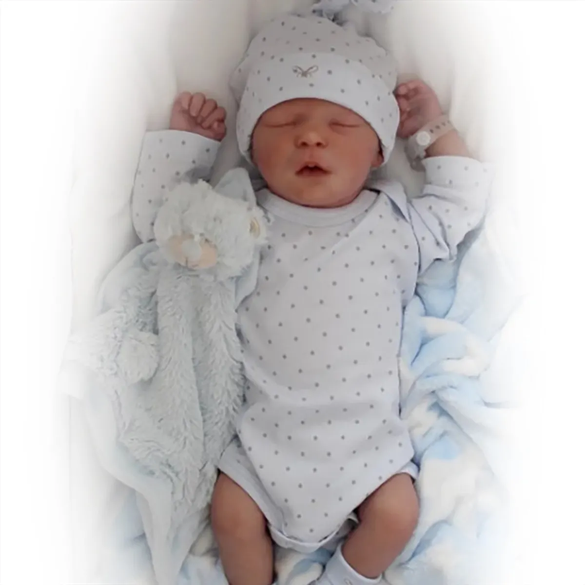 LIANYUN - Muñeca bebe reborn vinilo de silicona juguetes para 46cm