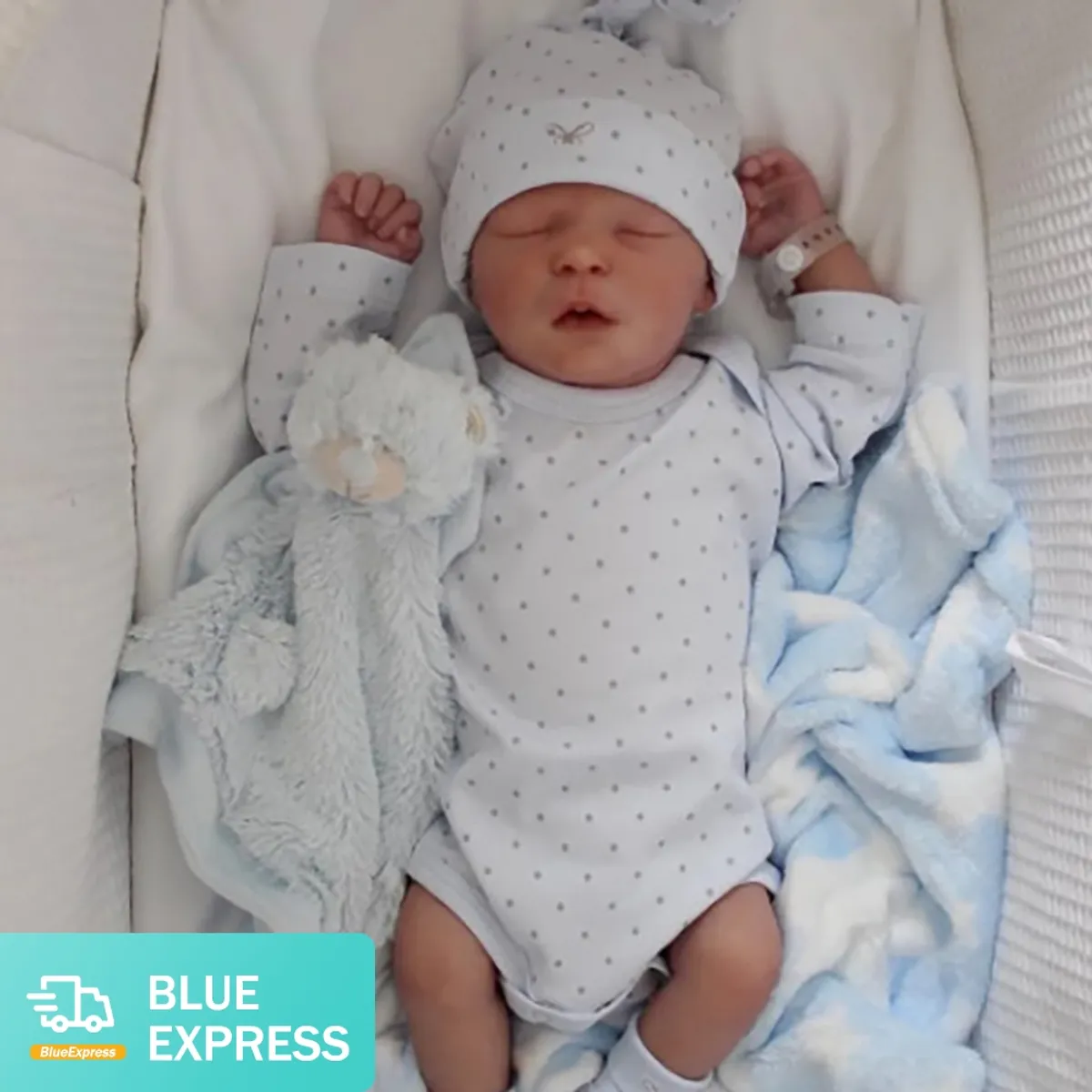 LIANYUN - Muñeca bebe reborn vinilo de silicona juguetes para 46cm