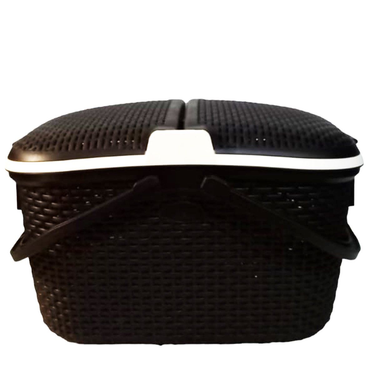 REYPLAST - Canasta Moderno Cesto Ratan Para Alimentos Picnic Camping