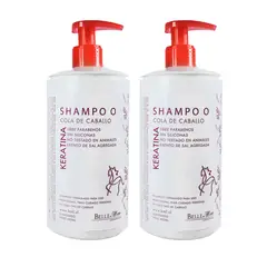 COSMETICAVAL - 2 Shampoo Cola Caballo Crecimiento Del Cabello 400g Cu.