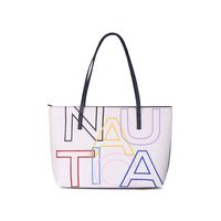 Cartera Outliner blanco