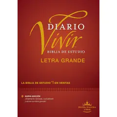 GENERICO - Biblia de Estudio Diario Vivir Reina Valera 1960 Letra Grande