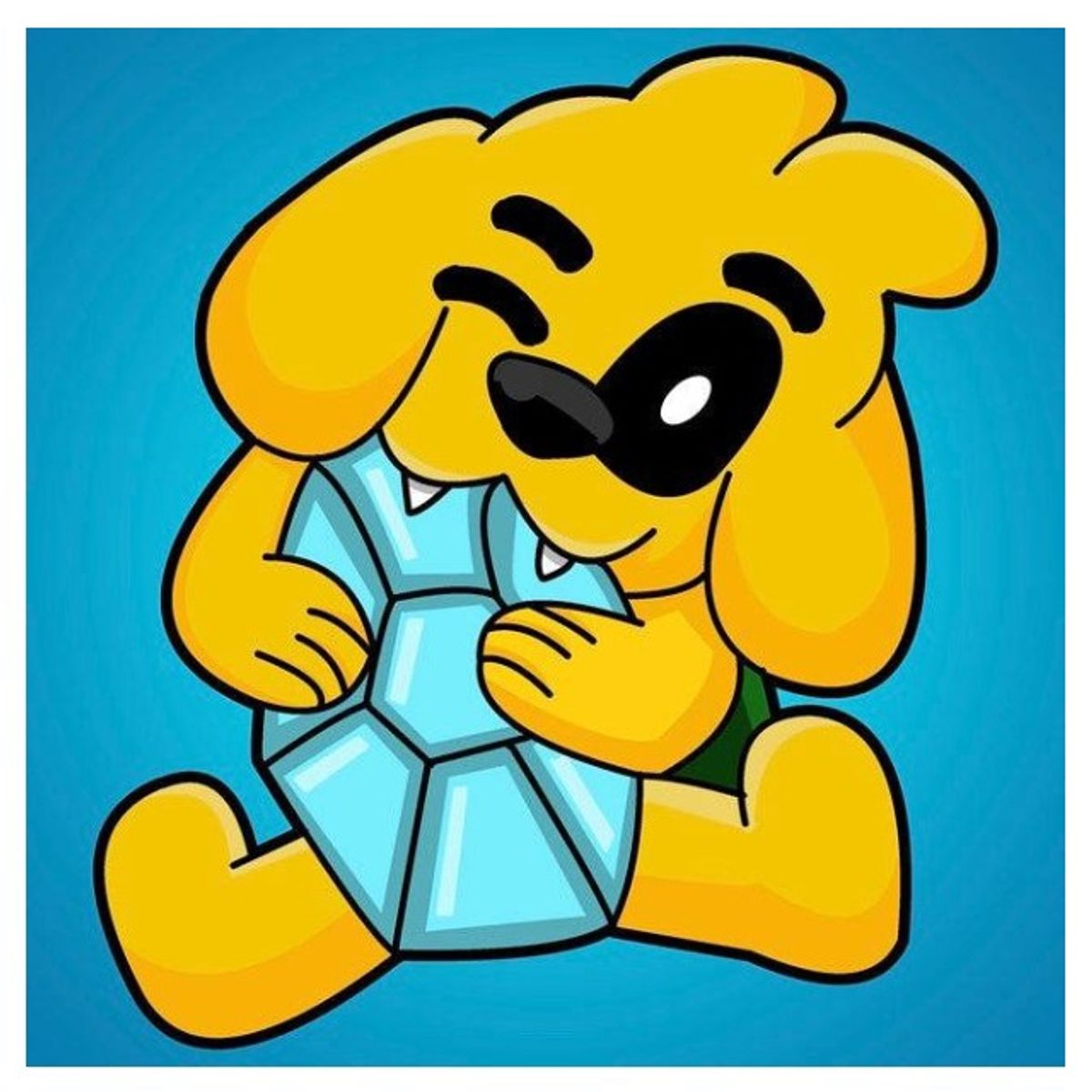 FUN AT HOME LO DIVERTIDO DE ESTAR EN CASA - Diamond Painting Mikecrack Perro Mike 20x20