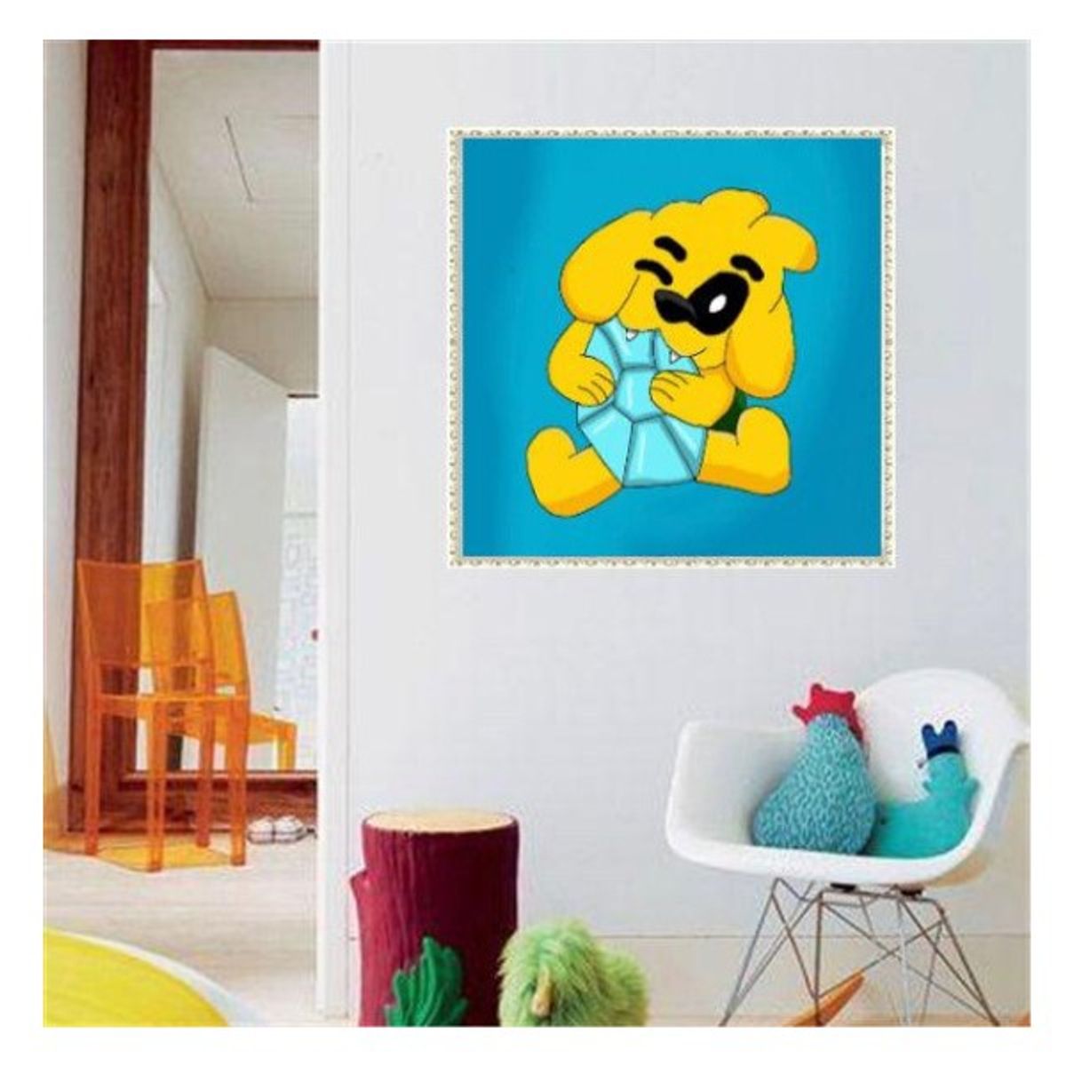 FUN AT HOME LO DIVERTIDO DE ESTAR EN CASA - Diamond Painting Mikecrack Perro Mike 20x20