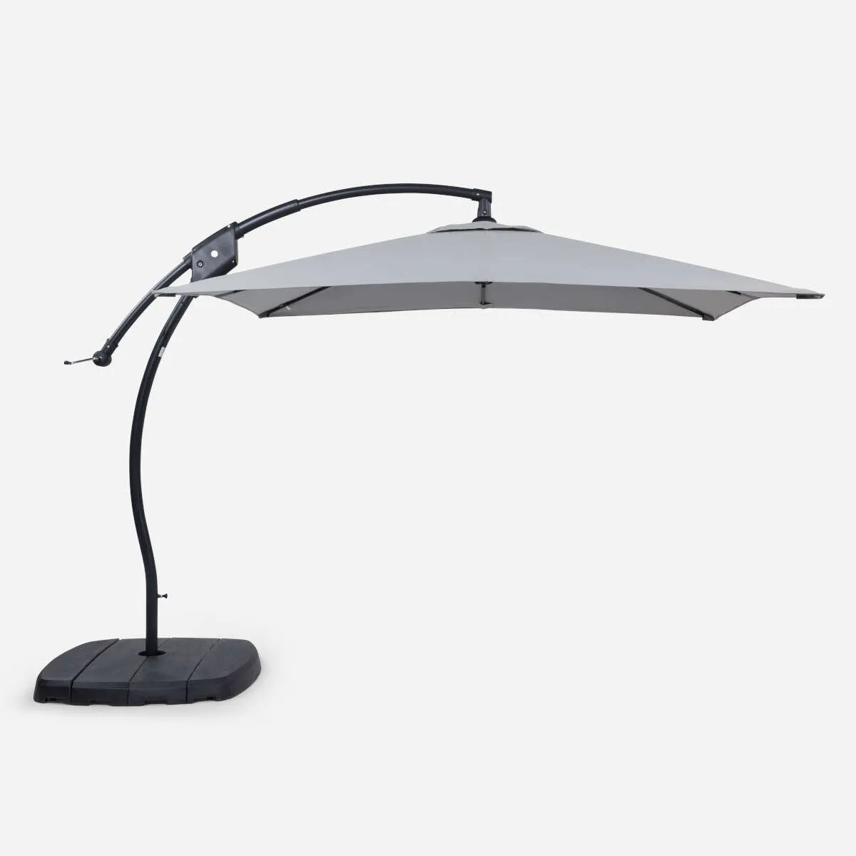 ROSEN - Quitasol Rosen Cuadrado Manual Gris