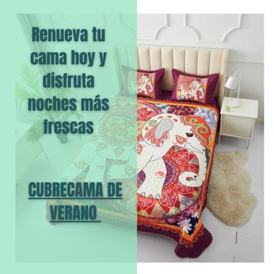 Imagen 2 del producto Cubrecama Verano Quilt 2 Plazas Diseño 3D 250X230cm