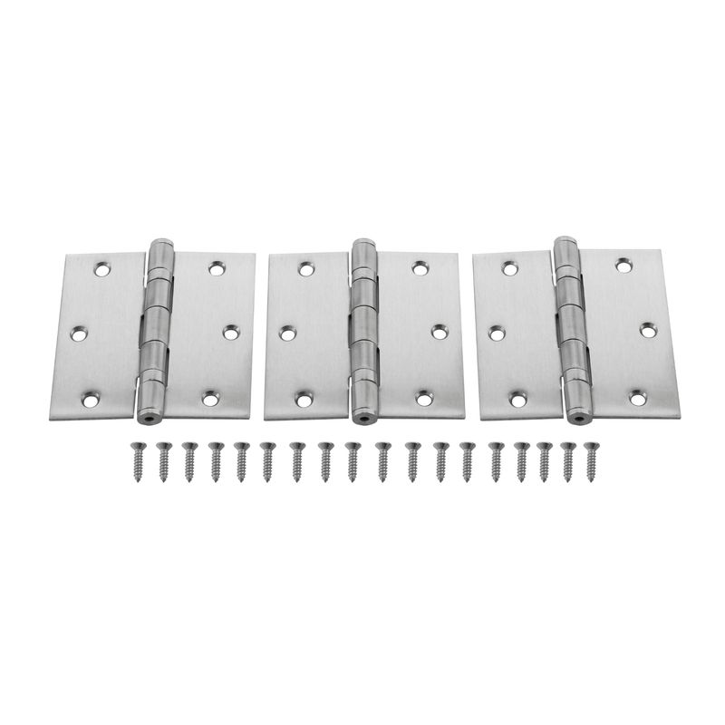 ODIS - Pack 3 Bisagras Fierro Odis Con Rodamiento 3,5"3,5"2,2 Mm
