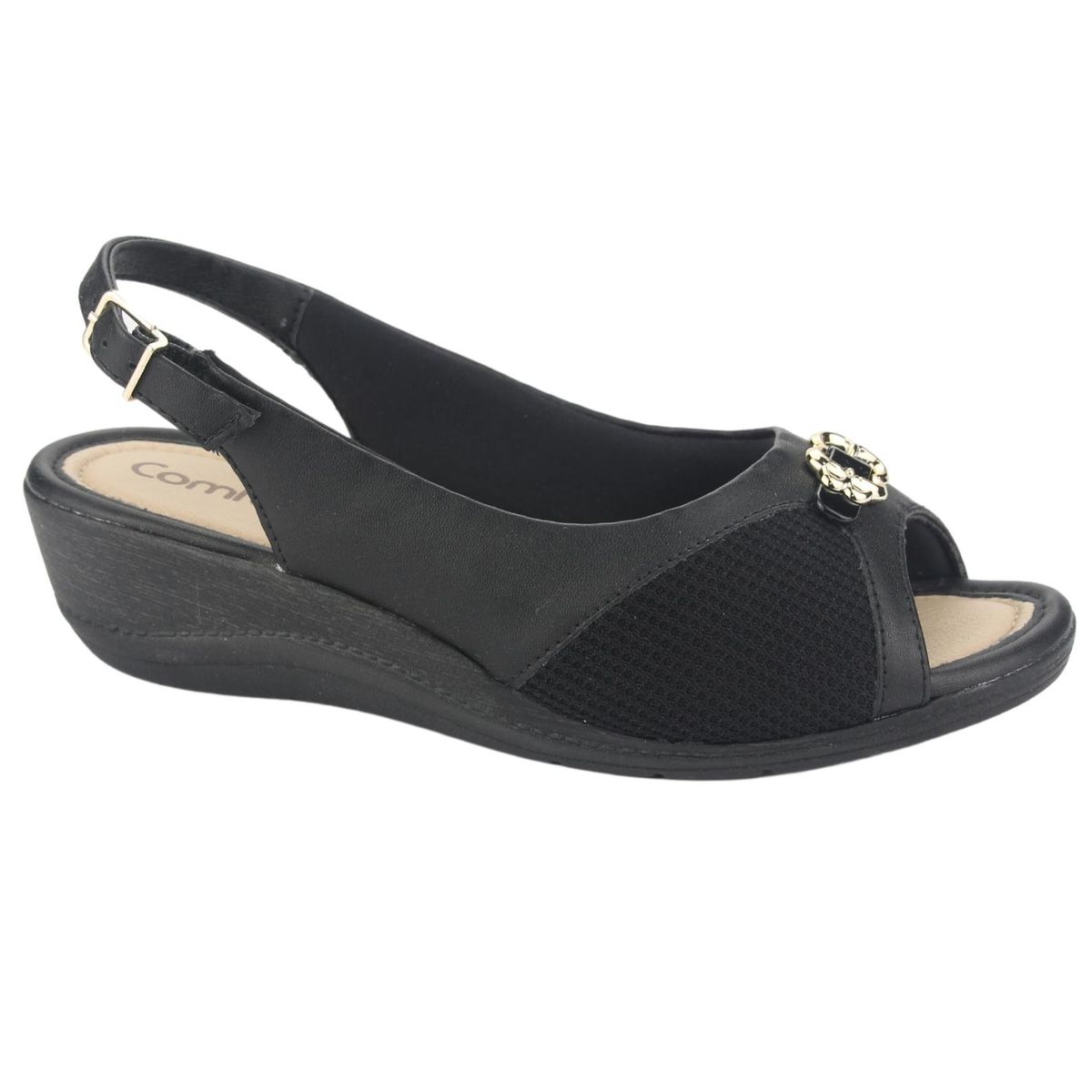 COMFORTFLEX - Sandalia Mujer Negro Casual Comfortflex 2396452