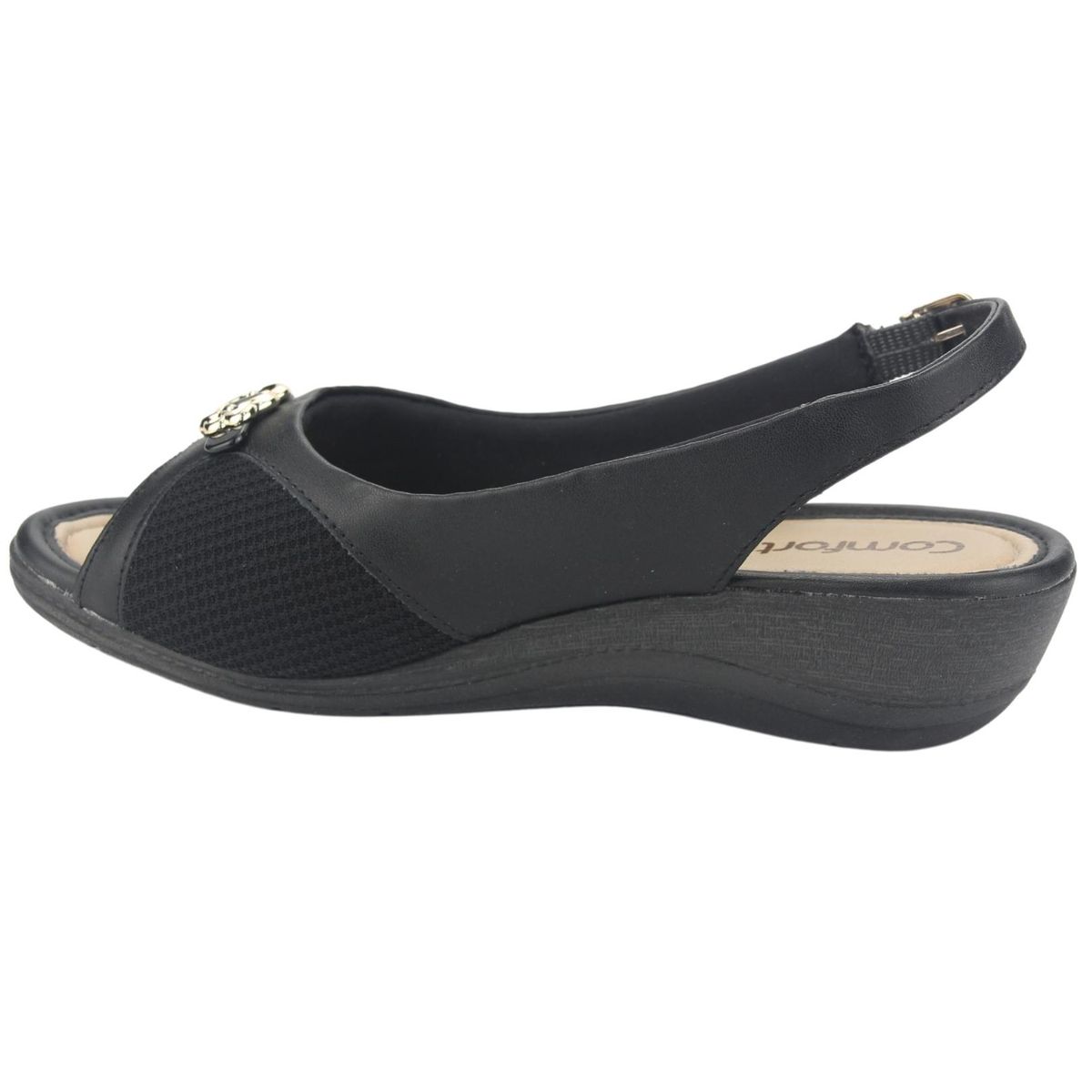 COMFORTFLEX - Sandalia Mujer Negro Casual Comfortflex 2396452