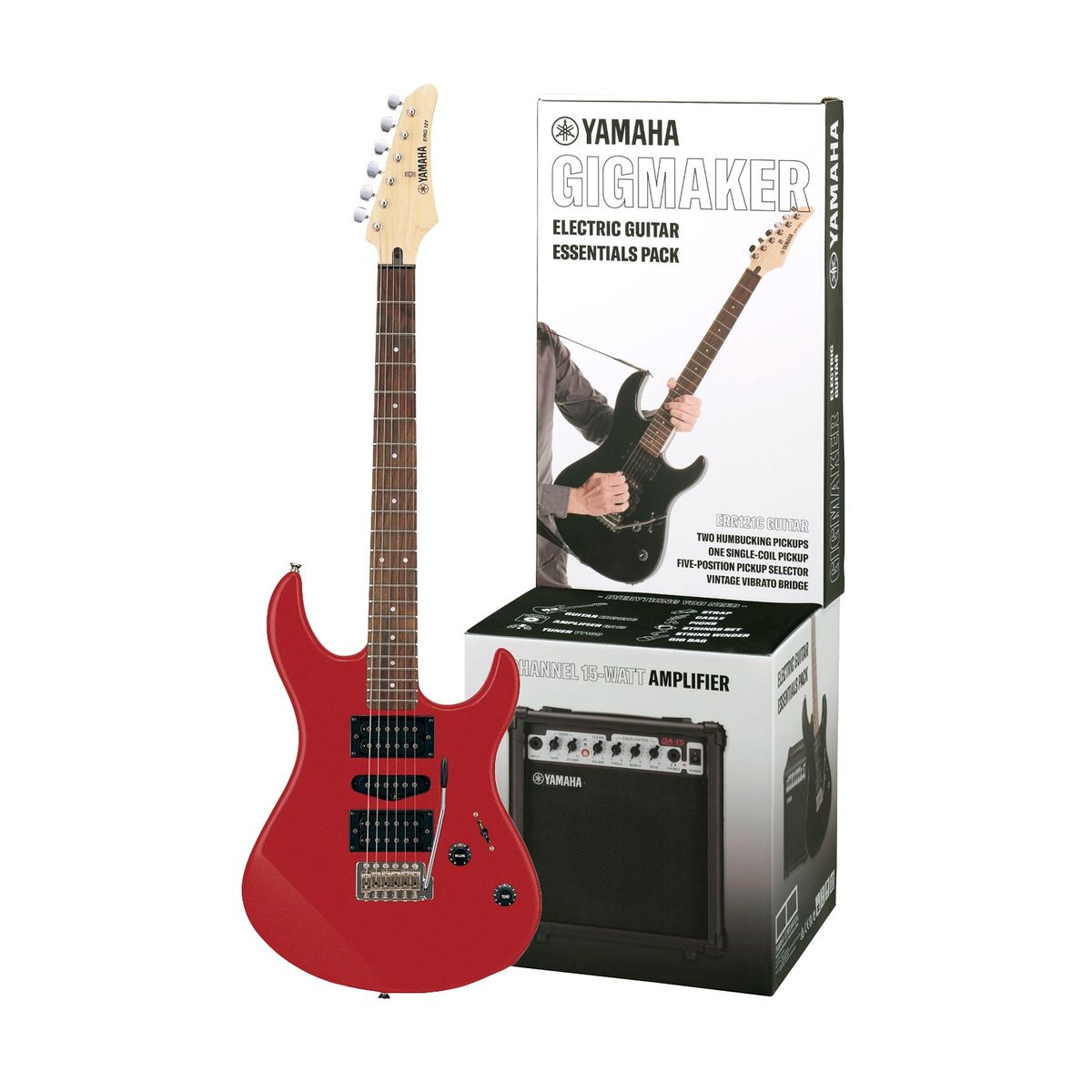 YAMAHA - Pack guitarra electrica amplificador y accesorios ERG121GPII