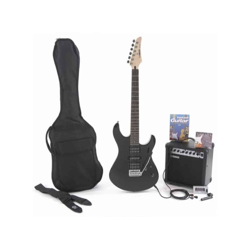 YAMAHA - Pack guitarra electrica con amplificador y accesorios ERG121GPII Black - Yamaha