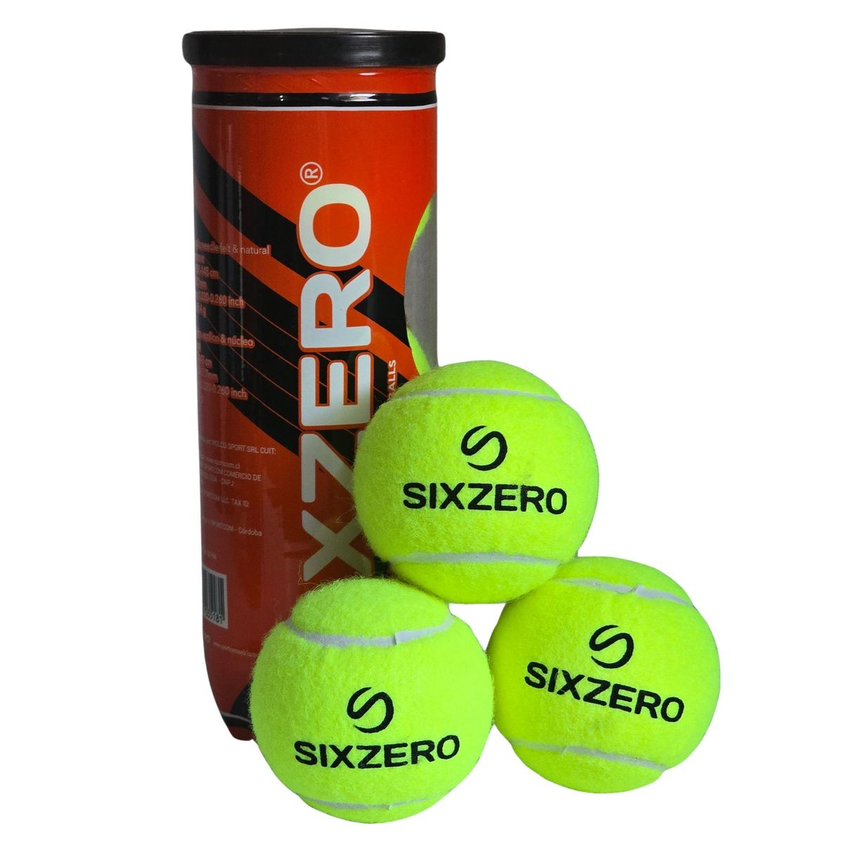 DRB - Tarro Pelotas De Padel Sixzero Classic 3 Unid