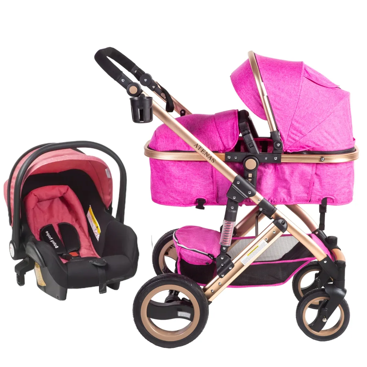 VOYAGE - Coche Travel System Atenas Fucsia