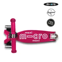 Scooter Maxi Deluxe LED Rosado, Niños 5 a 12 años