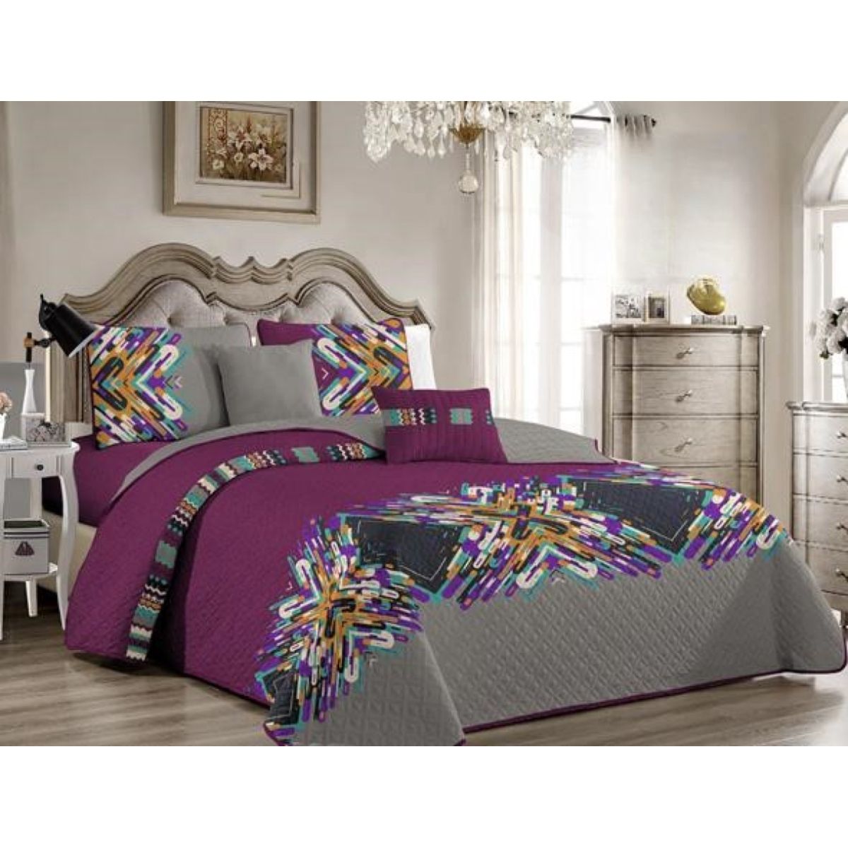 GENERICO - Cubrecama Quilt De Verano 2 Plaza