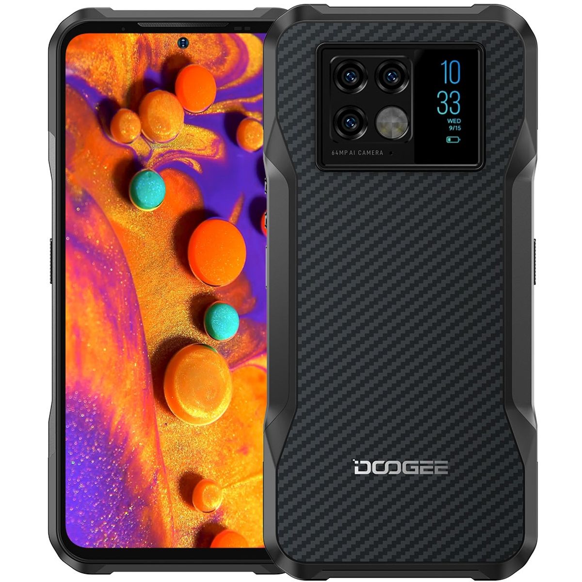 DOOGEE - Doogee V20 Celular 5G Resistente IP68 Pantalla Amoled - Android Camara Vision Nocturna DualSIM