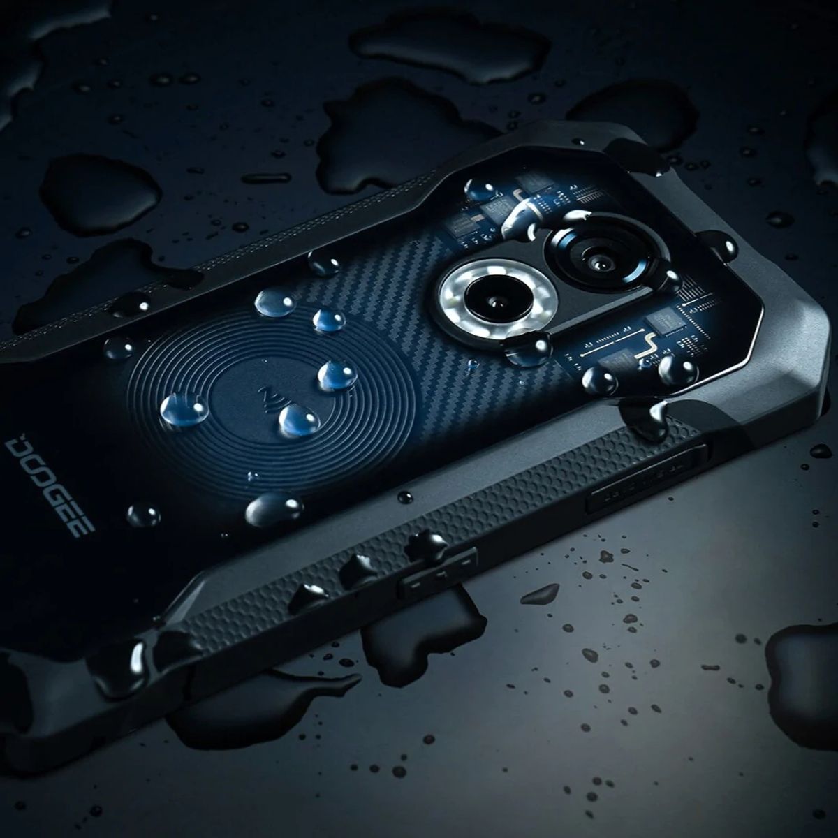 DOOGEE - Doogee S61 Pro - Transparente, Celular Resistente 8/128GB, Cámara Visión Nocturna 48MP, Android 12