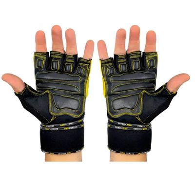 Imagen 2 del producto Guantes Fitness Gym Profesional Cuero Tiger