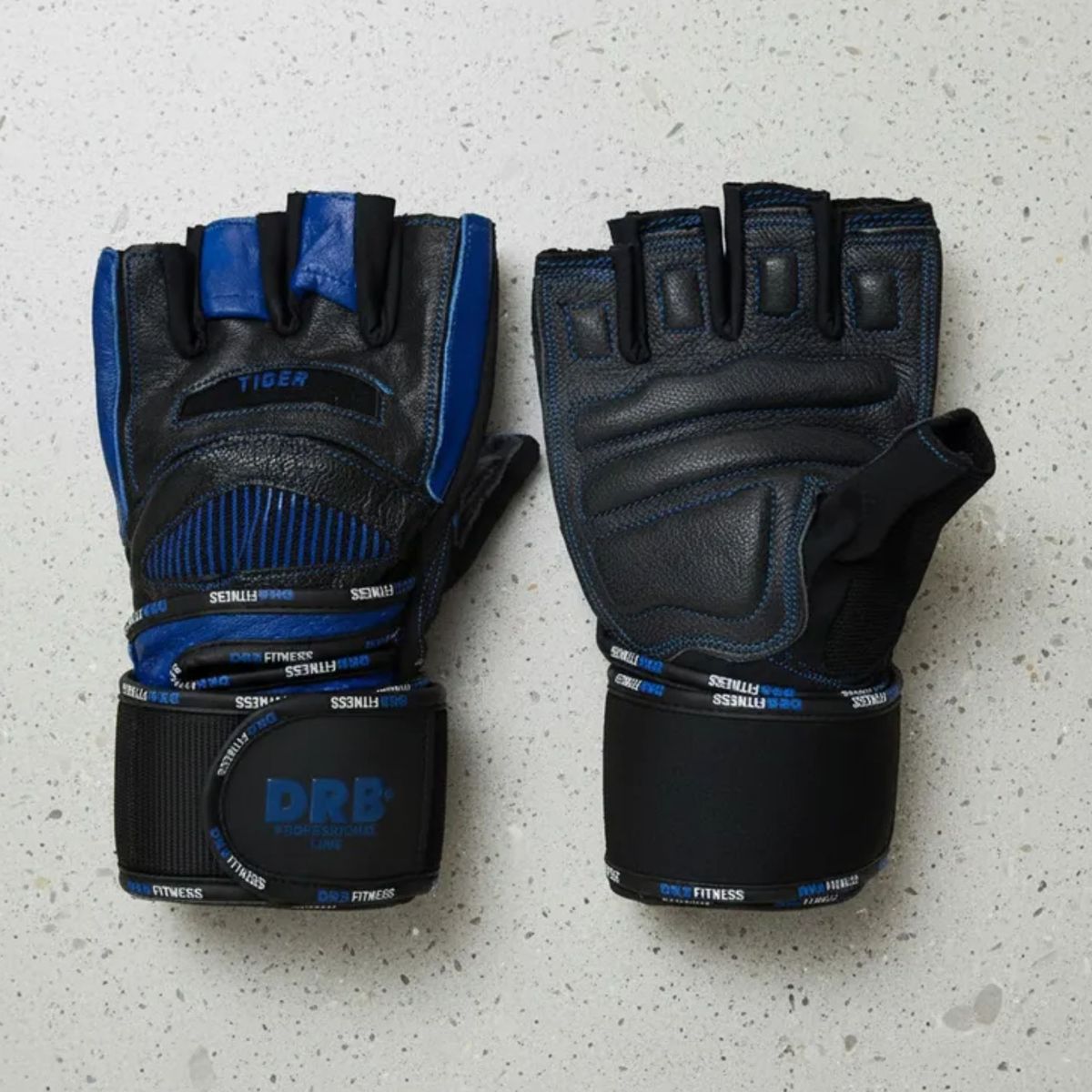 DRB - Guantes Fitness Gym Profesional Cuero Drb Tiger