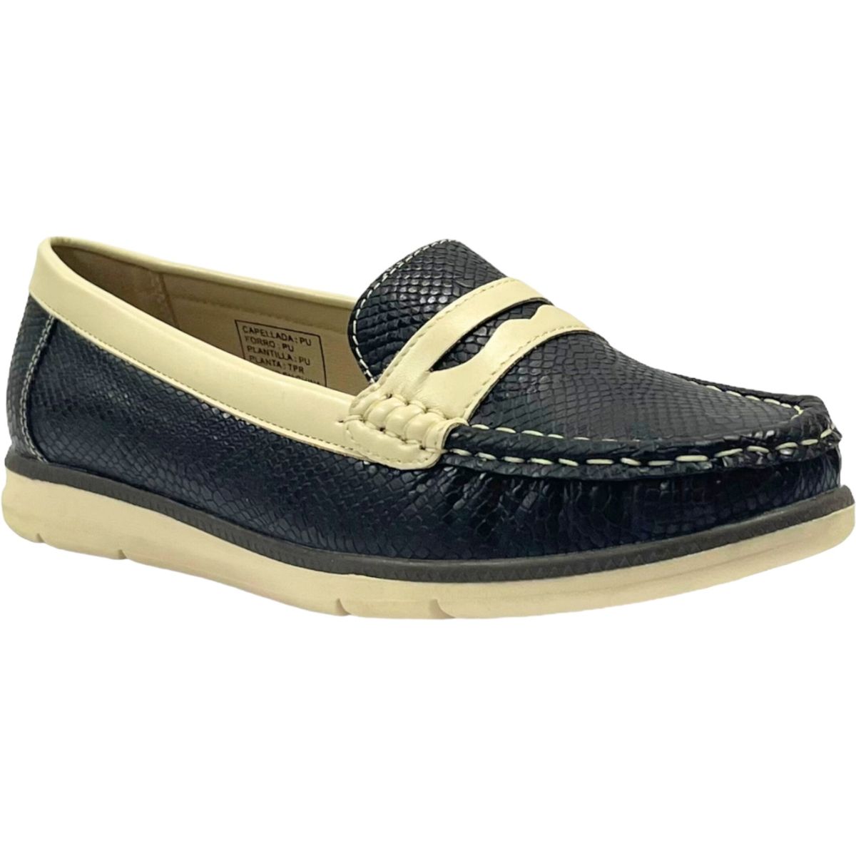 DETOGNI - Mocasín Mujer Negro Josefina Detogni DETOGNI