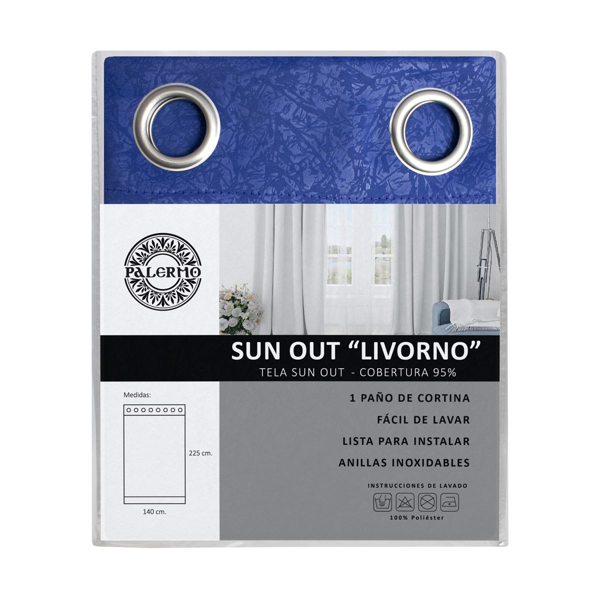 PALERMO - CORTINA CONFECCIONADA LIVORNO