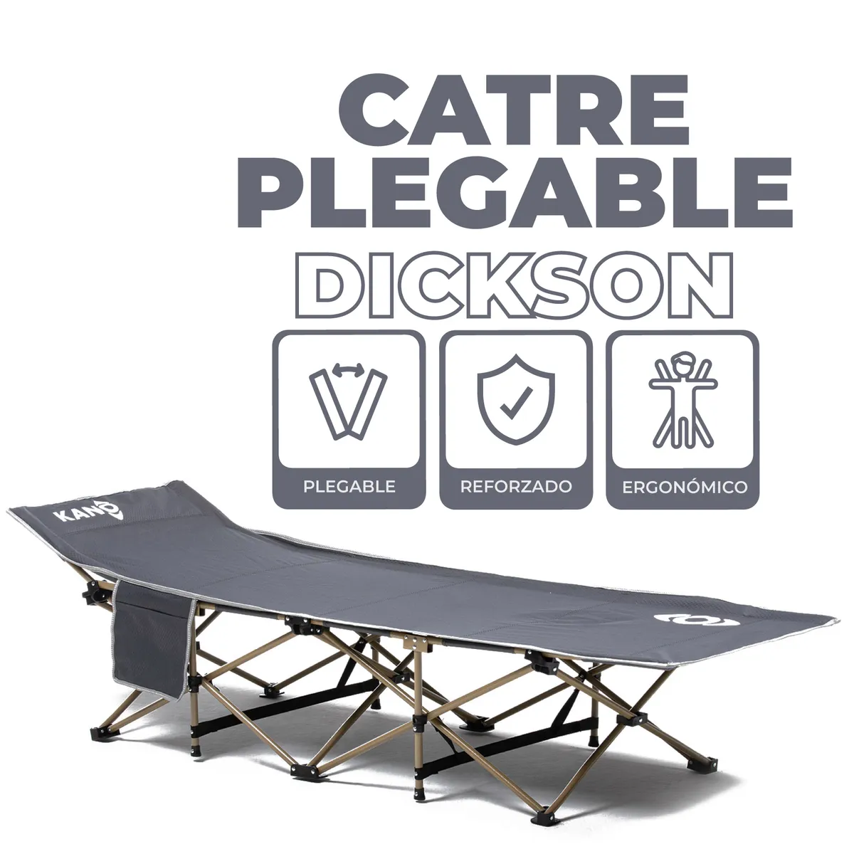 KANO - Catre Plegable Kano Dickson Cama Para Camping