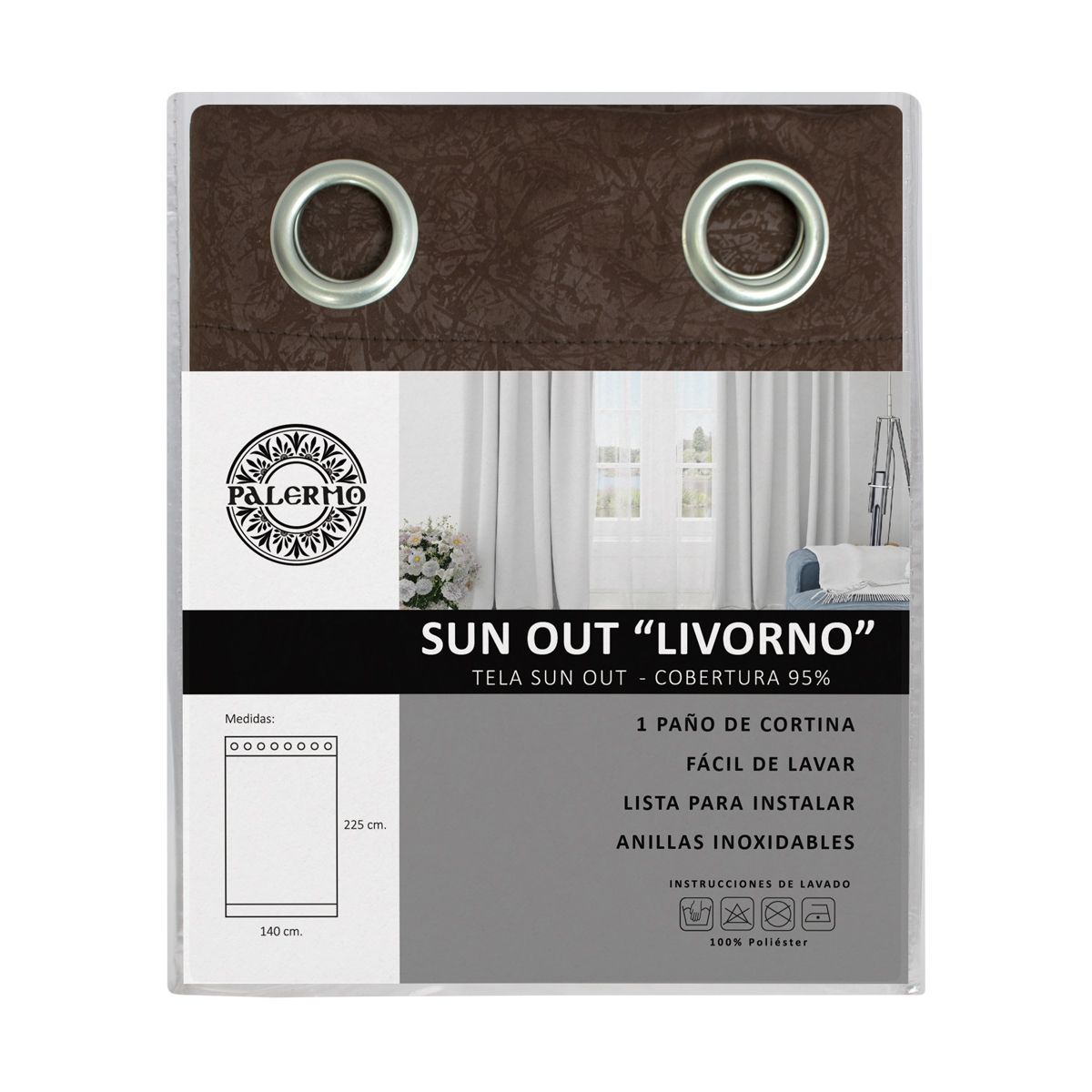 PALERMO - CORTINA CONFECCIONADA LIVORNO