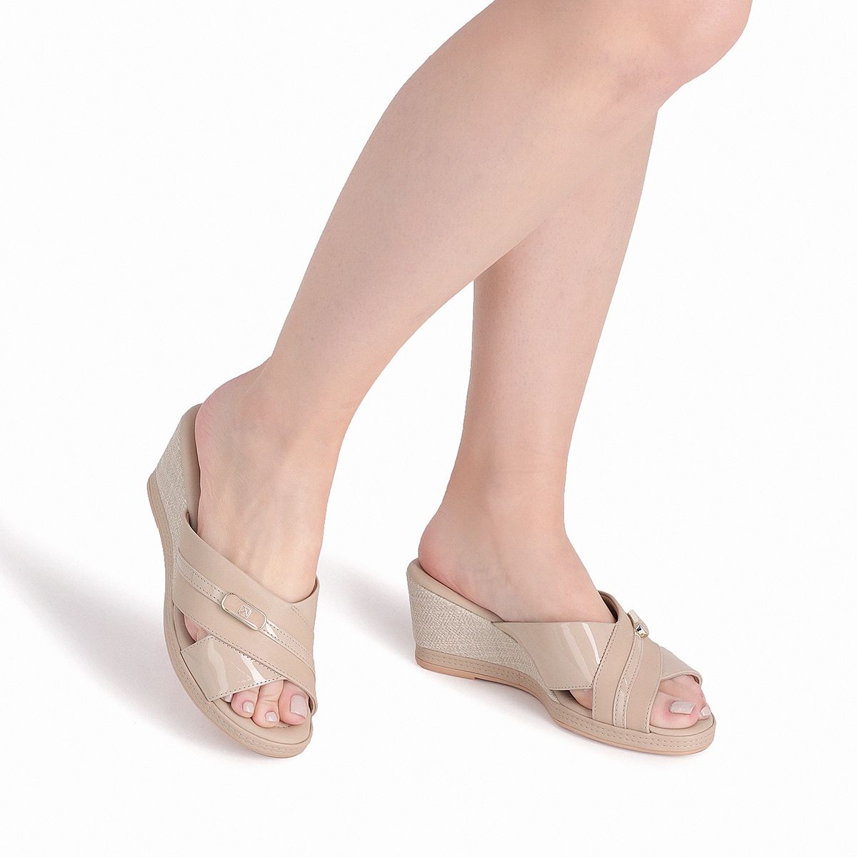 PICCADILLY - Sandalia Mujer Marfil/Dorado Alice Piccadilly