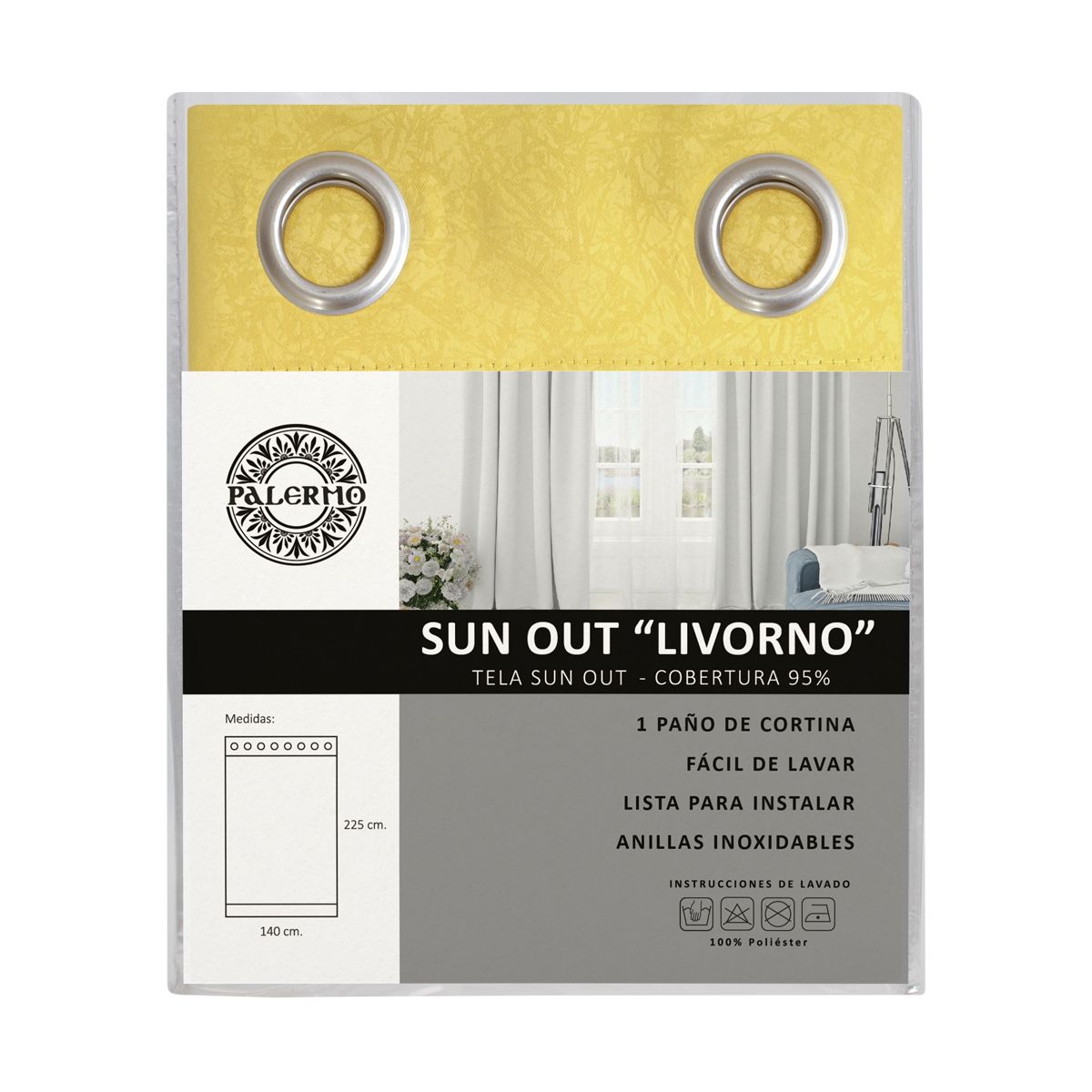 PALERMO - CORTINA CONFECCIONADA LIVORNO