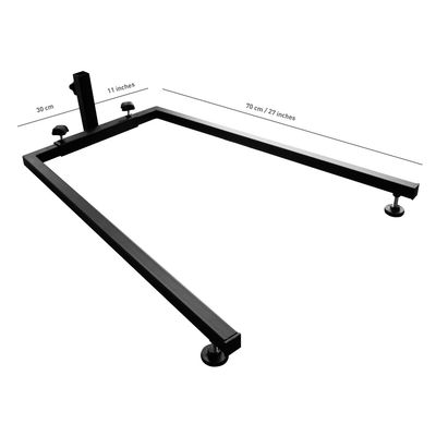 Imagen 2 del producto - Base O Soporte De Acero Para Pisos Duros Y El Asador