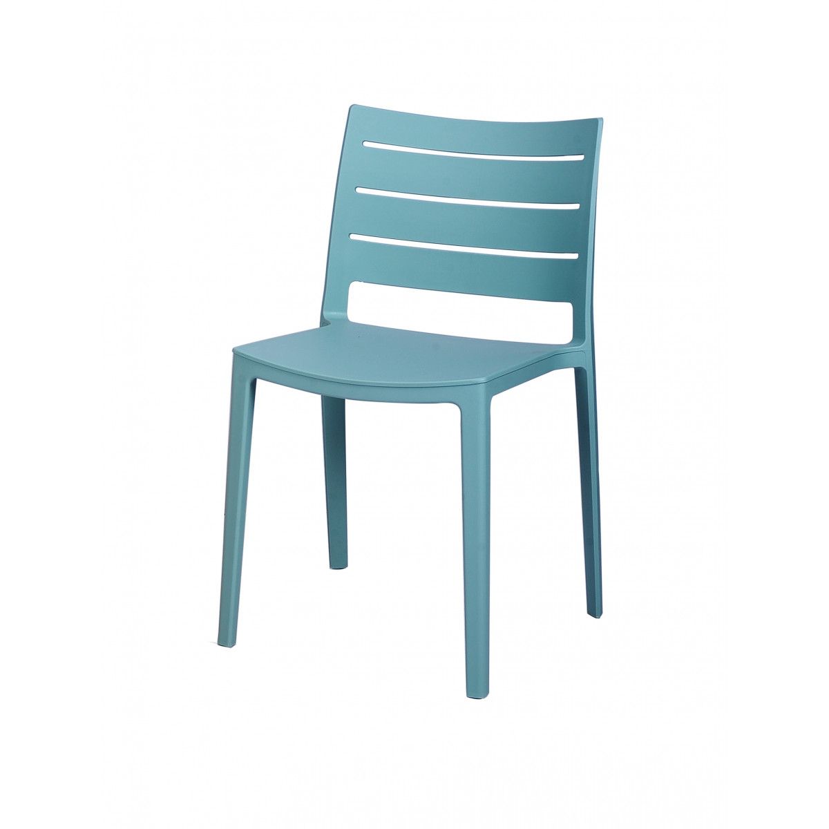 GENERICO - Silla plástica Charlotte Verde 4 unidades Bighouse