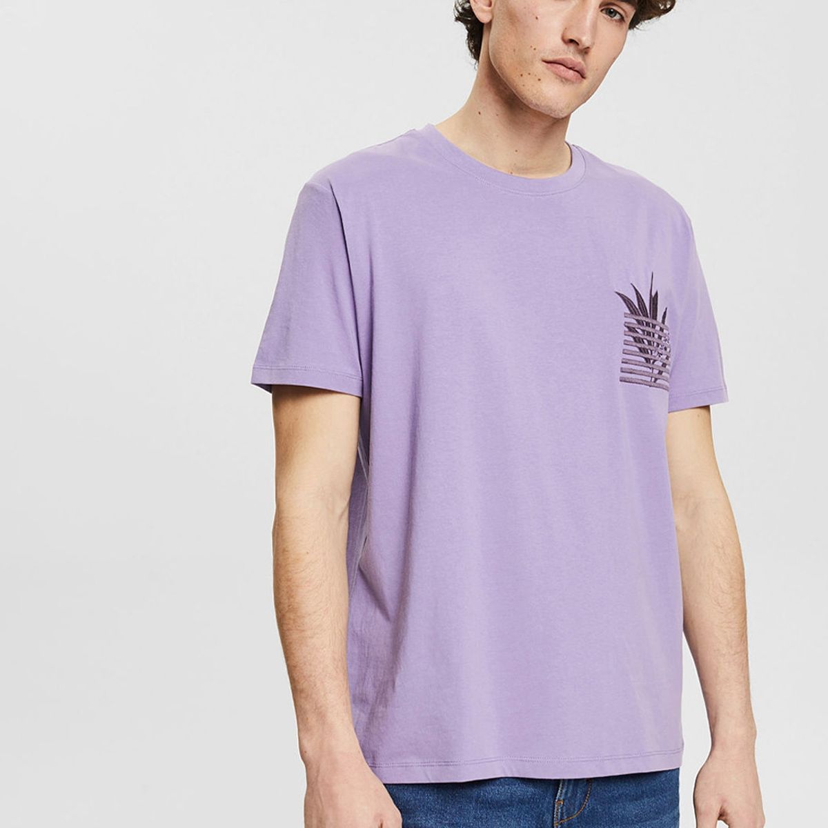 ESPRIT - Polera Con Bordado Estampado Hombre Esprit ESPRIT