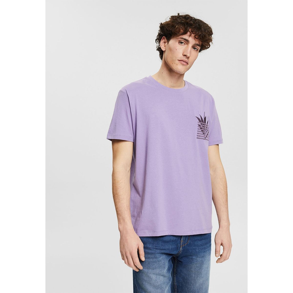 ESPRIT - Polera Con Bordado Estampado Hombre Esprit ESPRIT