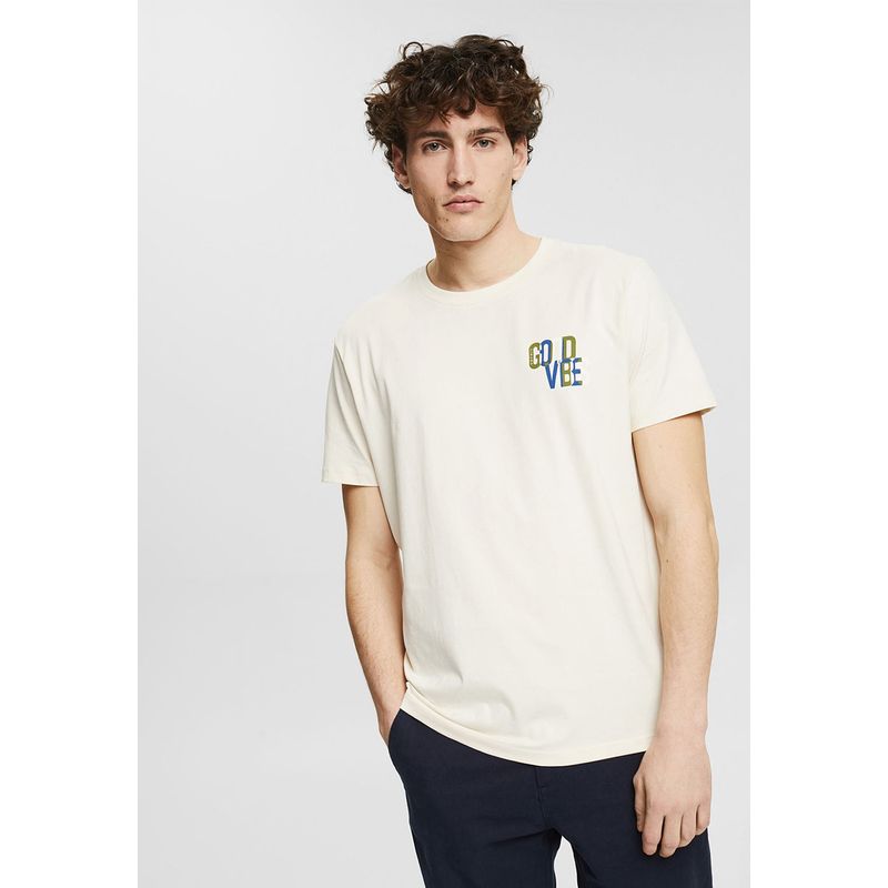 ESPRIT - Polera Con Estampado Good Vibes Esprit ESPRIT