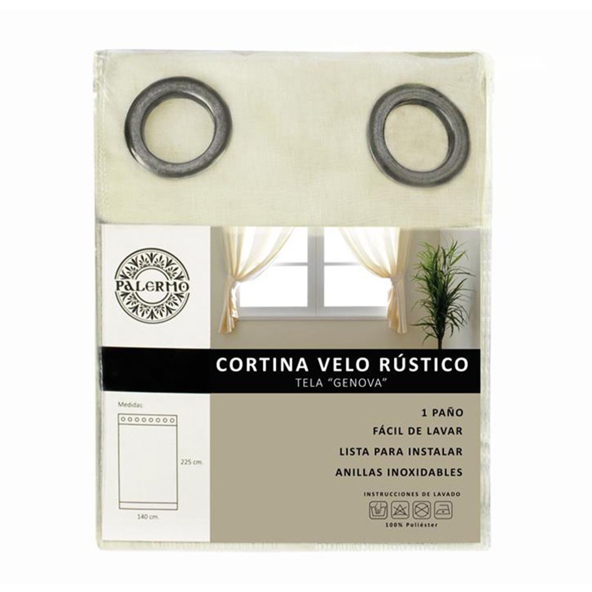 PALERMO - CORTINA CONFECCIONADA GENOVA