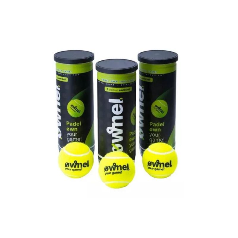 GENERICO - Tarro Pelotas De Padel Ownel Padel 3 Pelotas