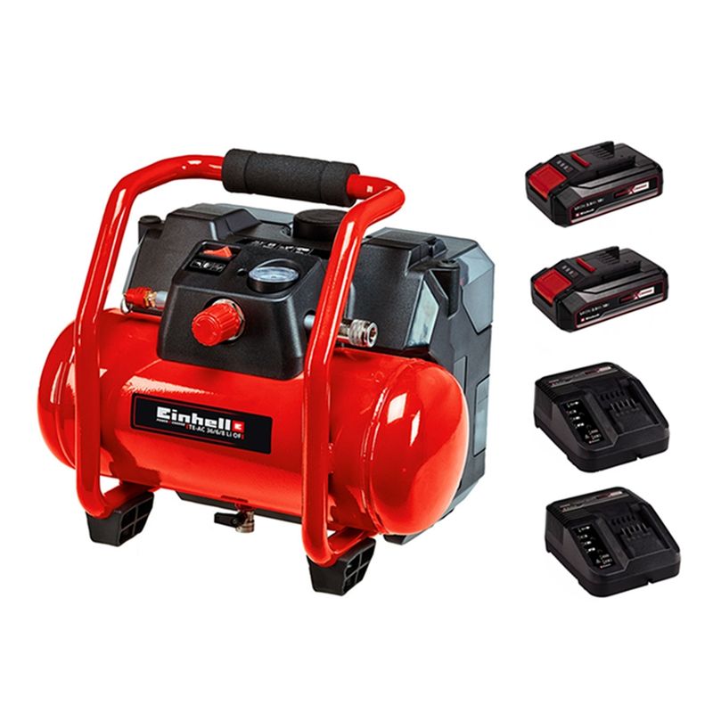 EINHELL - Compresor De Aire 6lts 36v Bat+ Cargador Einhell 4020450