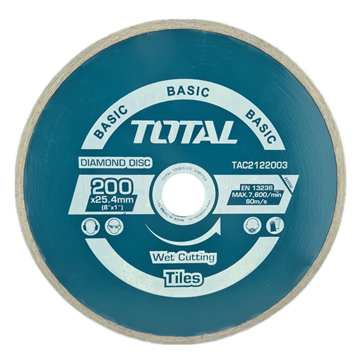 TOTAL TOOLS - Disco Diamantado Corte Humedo 8 200mm Total Tac2122003