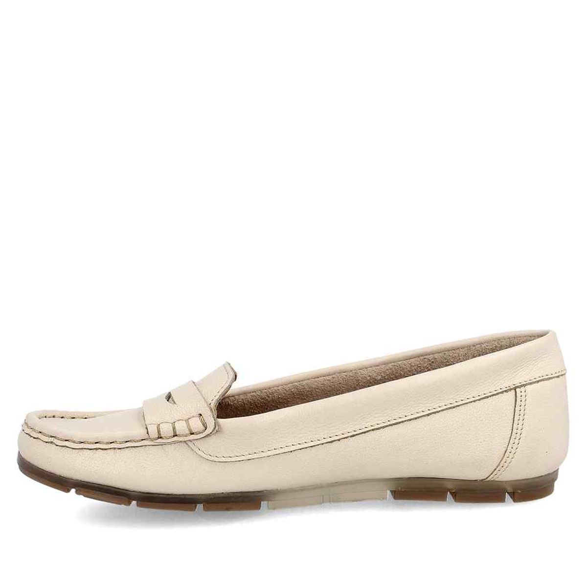BATA - Mocasin Mujer Bata Mica Crema