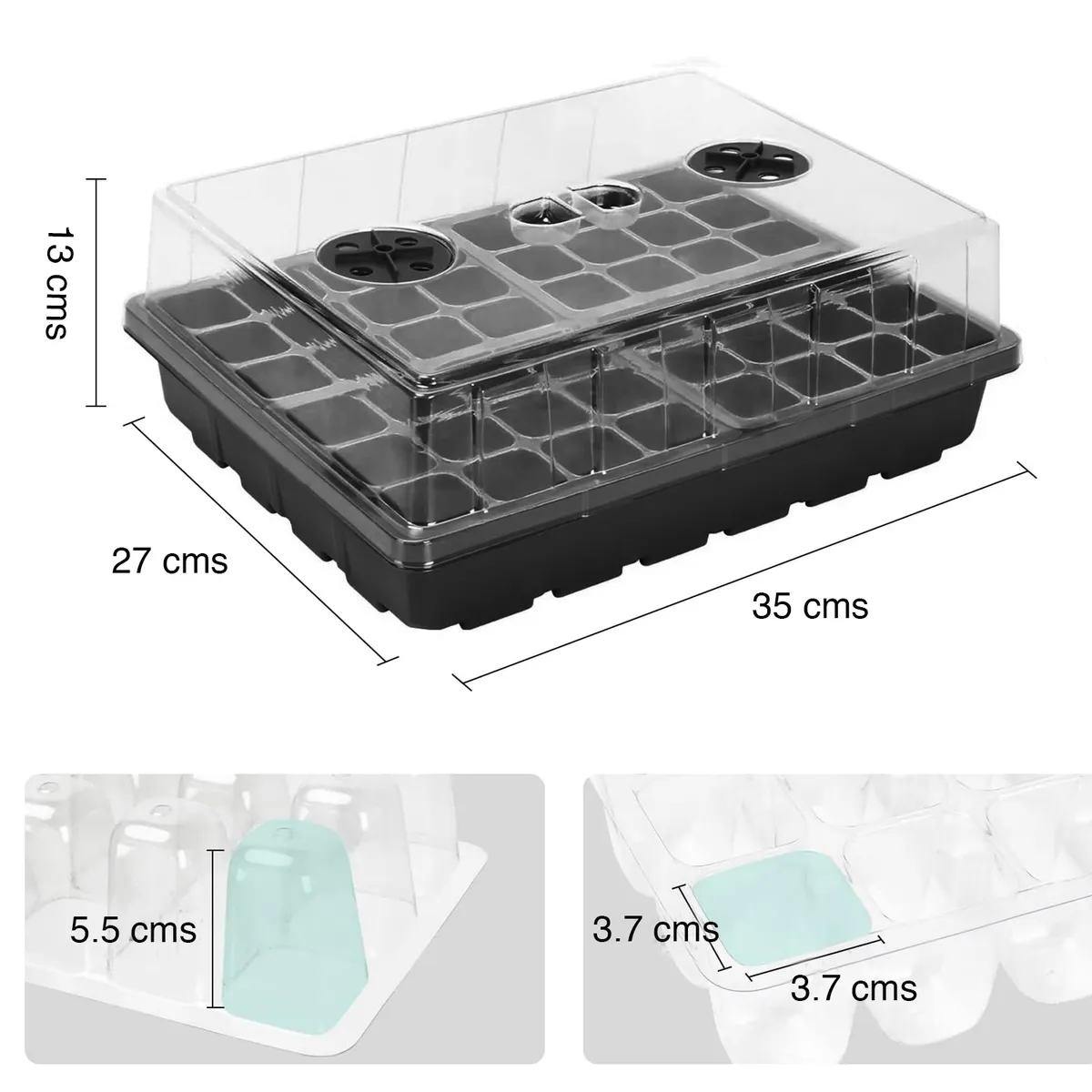 MIABU - Bandeja Almaciguera germinador semillas MIB-KN100