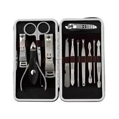 GENERICO - Set Manicure Y Pedicure Profesional Tijera Uñas Cutícula