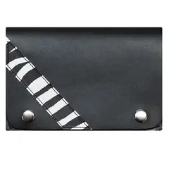 NICOLETTA - Tabaquera cuero Negro Zebra