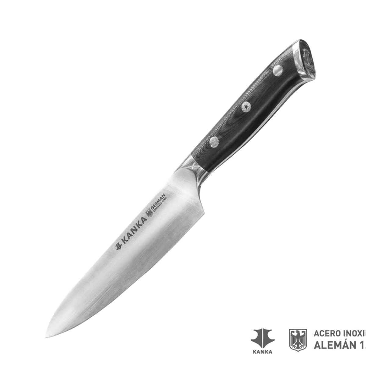KANKA - KANKA - Cuchillo Multiuso 13cm Acero Inoxidable Alemán Mango G10